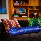 Sage & Clare Andrea Bolster Cushion - Ultramarine
