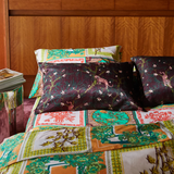 Sage & Clare Andrea Linen-Silk Pillowcase - Rosewood