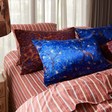 Sage & Clare Andrea Linen-Silk Pillowcase - Ultramarine