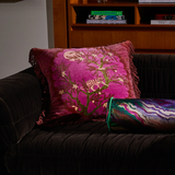 Sage & Clare Andrea Velvet Cushion - Pansy