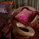 Sage & Clare Andrea Velvet Cushion - Pansy