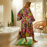Sage & Clare Cora Cotton Bath Robe - Garnet