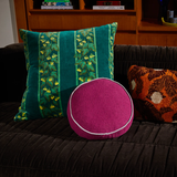 Sage & Clare Dana Round Cushion - Plumberry