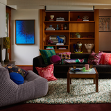 Sage & Clare Dana Round Cushion - Ultramarine