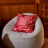 Sage & Clare Eliza Silk-Linen Cushion - Primrose