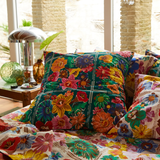 Sage & Clare Ines Cotton Euro Pillowcase Set - Verdant