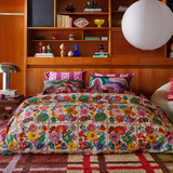 Sage & Clare Ines Cotton Quilt Cover - Porcelain