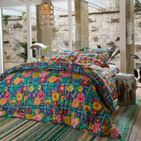 Sage & Clare Ines Cotton Quilt Cover - Verdant