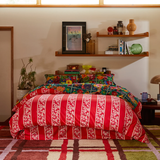 Sage & Clare Ines Flat Cotton Sheet - Verdant