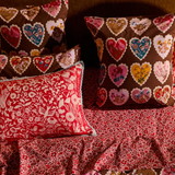Sage & Clare Loretta Cotton Euro Pillowcase Set - Umber