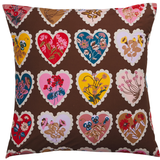 Sage & Clare Loretta Cotton Euro Pillowcase Set - Umber