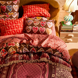 Sage & Clare Loretta Cotton Quilt Cover - Umber
