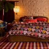 Sage & Clare Loretta Cotton Quilt Cover - Umber