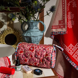 Sage & Clare Magnolia Makeup Bag - Poppy