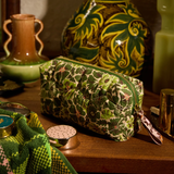 Sage & Clare Magnolia Travel Pouch - Cactus