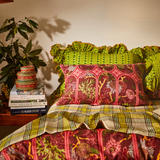 Sage & Clare Naia Linen Pillowcase Set - Garnet