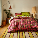 Sage & Clare Naia Linen Pillowcase Set - Garnet