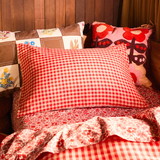 Sage & Clare Otis Cotton Pillowcase Set - Poppy