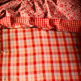 Sage & Clare Otis Cotton Quilt Cover - Poppy
