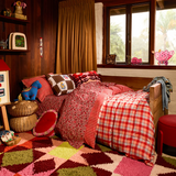 Sage & Clare Otis Cotton Quilt Cover - Poppy