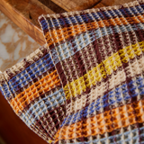 Sage & Clare Stela Check Tea Towel - Cornflower