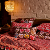 Sage & Clare Loretta Cotton Pillowcase Set - Umber