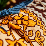 Sage & Clare Thea Velvet Cushion - Azure