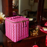 Sage & Clare Acadia Cosmetic Case - Fuchsia
