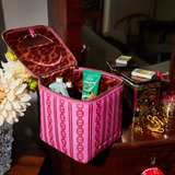 Sage & Clare Acadia Cosmetic Case - Fuchsia