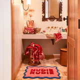 Sage & Clare Amalie Nudie Bath Mat - Hibiscus