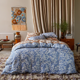 Sage & Clare Amrita Linen Quilt Cover - Smoke