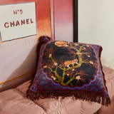 Sage & Clare Andrea Velvet Cushion - Ink