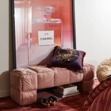 Sage & Clare Andrea Velvet Cushion - Ink