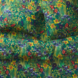 Sage & Clare Babette Linen Quilt Cover - Verdant