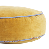 Sage & Clare Castilo Round Velvet Cushion - Ginger