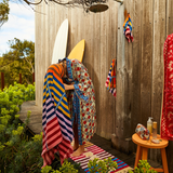 Sage & Clare Chiara Bath Sheet - Azure