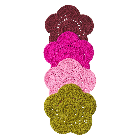 Sage & Clare Chumo Crochet Coaster Set - Cosmos
