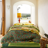 Sage & Clare Clarice Patchwork Bedcover - Key Lime