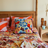 Sage & Clare Cora Tufted Cushion - Garnet