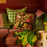 Sage & Clare Cora Tufted Cushion - Kelp