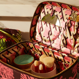 Sage & Clare Delphine Large Vanity Case - Garnet