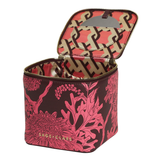 Sage & Clare Delphine Small Vanity Case - Garnet