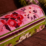 Sage & Clare Devi Velvet Bolster Cushion - Rosewater