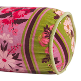 Sage & Clare Devi Velvet Bolster Cushion - Rosewater