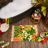 Sage & Clare Francesca Bath Mat - Kelp