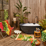 Sage & Clare Francesca Bath Mat - Kelp