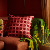 Sage & Clare Gabriella Cushion - Hibiscus