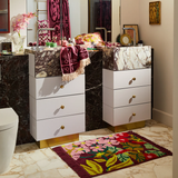 Sage & Clare Genevieve Bath Mat - Mahogany