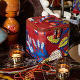 Sage & Clare Heidi Small Vanity Case - Burnt Sienna