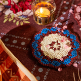 Sage & Clare Hema Crochet Coaster Set